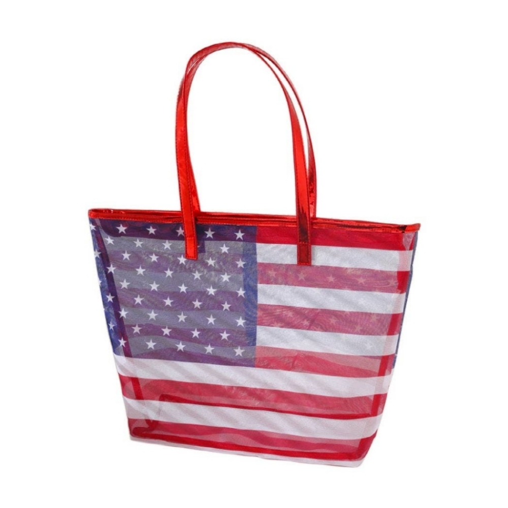 American Flag Tote Bag